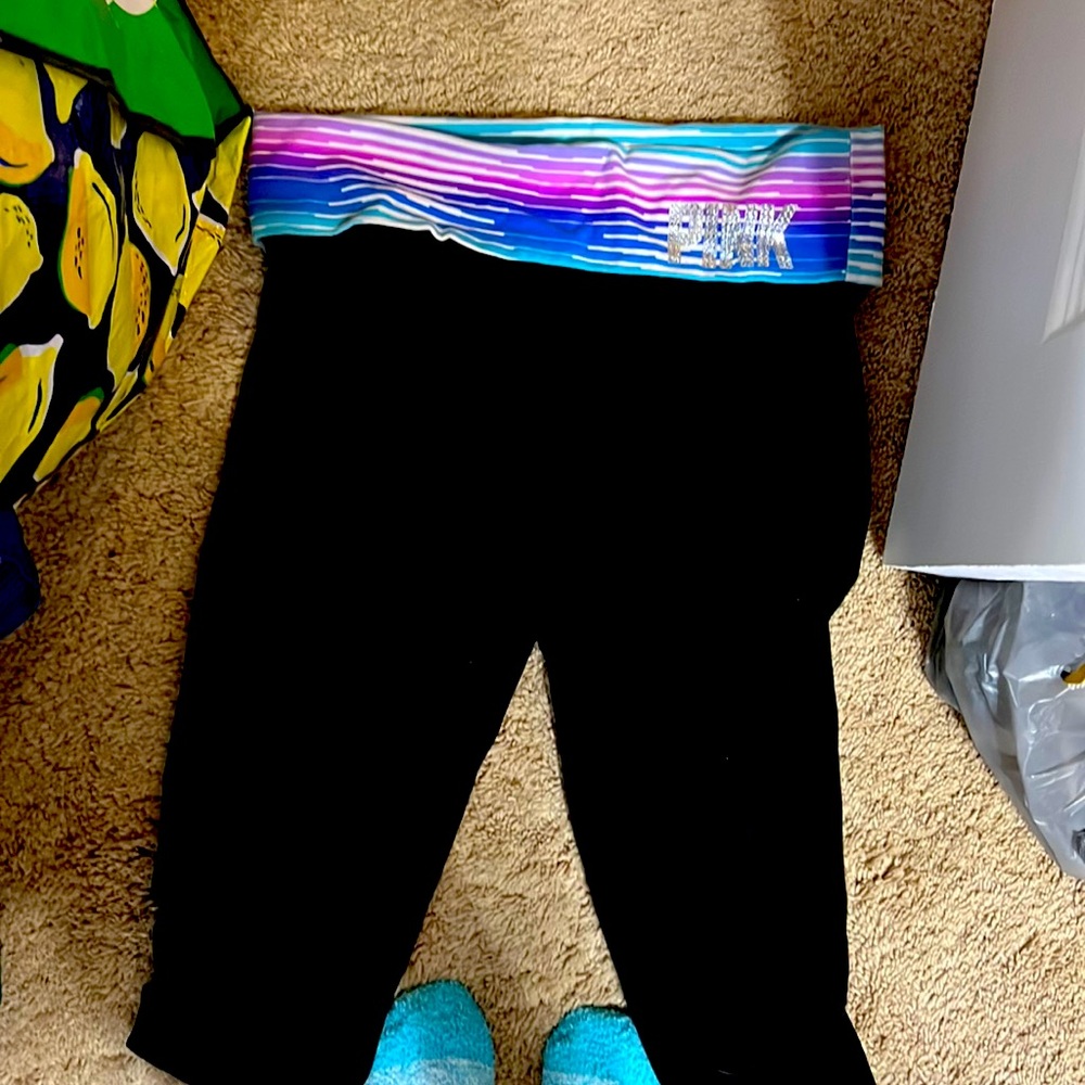 Pink medium capris